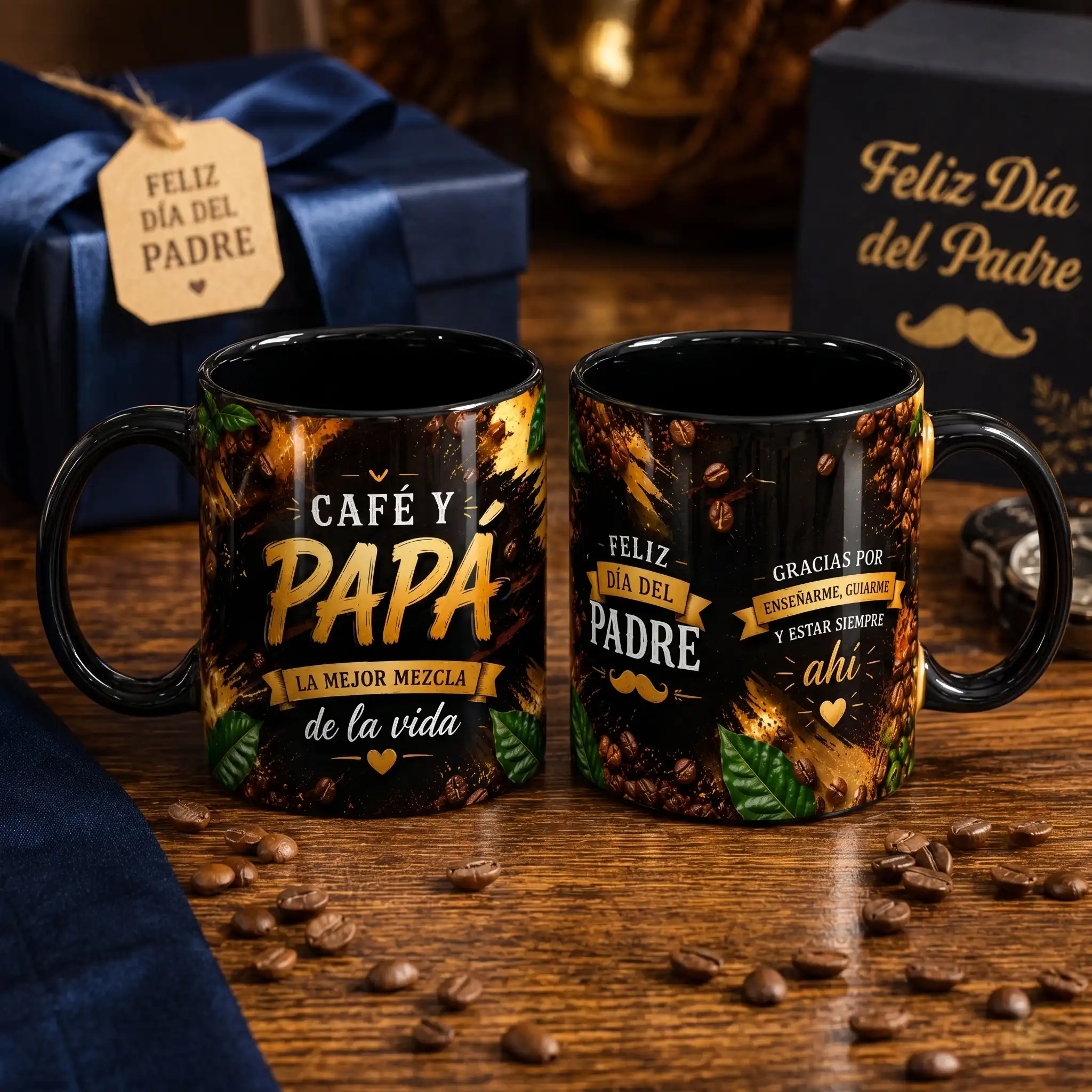 Taza 11 onzas Día del Padre - Café - Vista 8