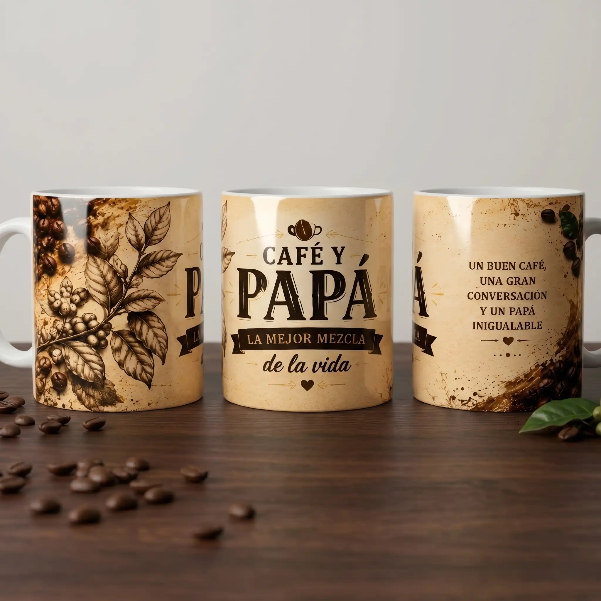 Taza 11 onzas Día del Padre - Café - Vista 7