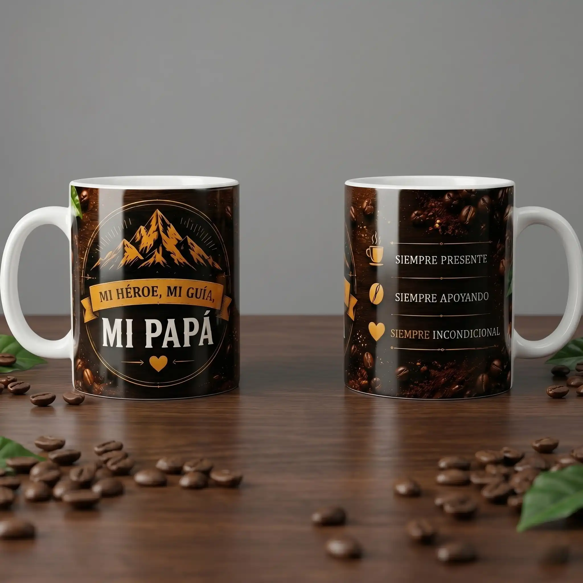 Taza 11 onzas Día del Padre - Café - Vista 10