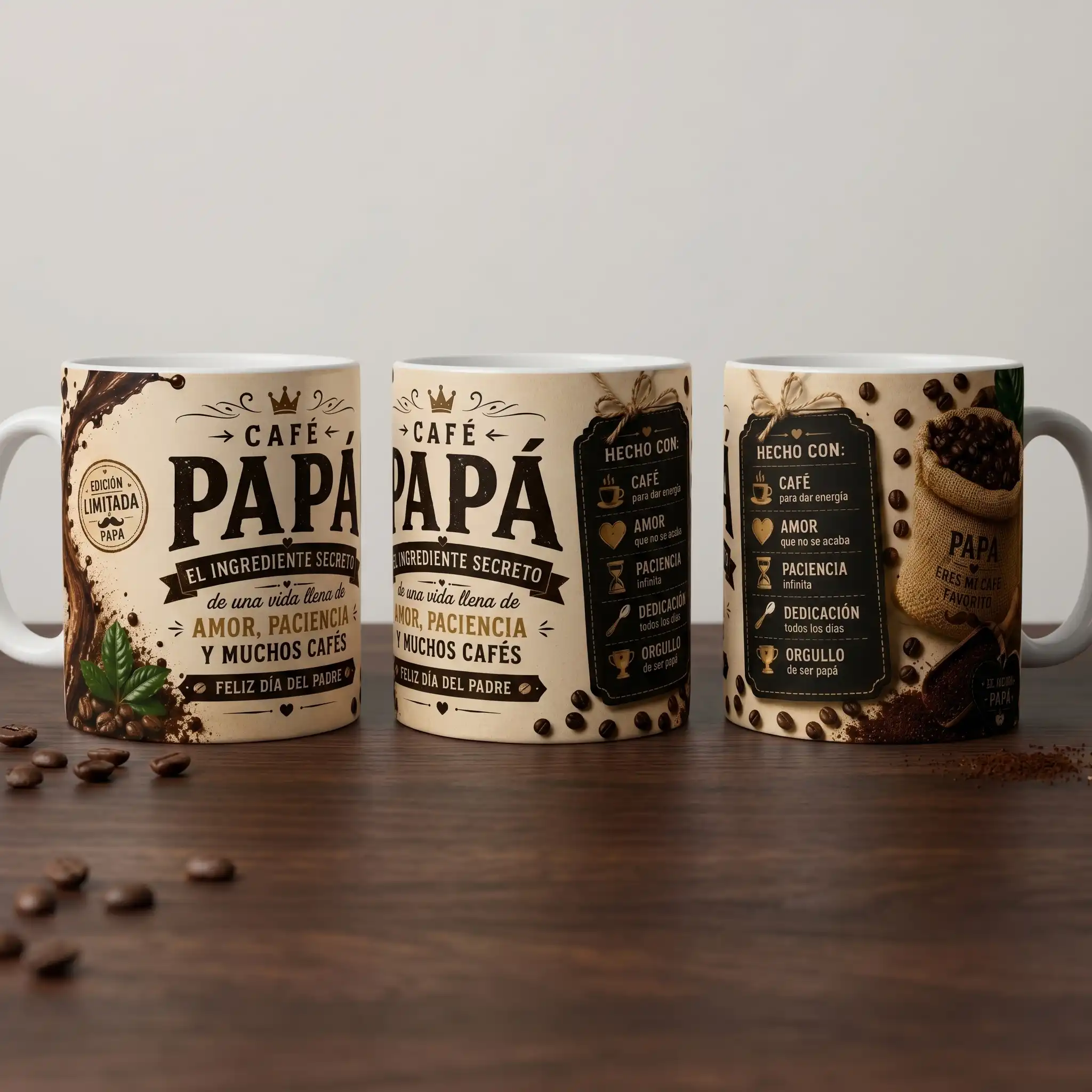 Taza 11 onzas Día del Padre - Café - Vista 11