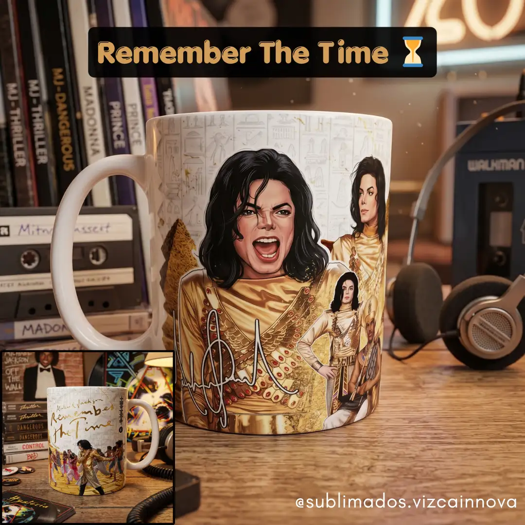 Taza 11 oz blanca - Michael Jackson Forever - Exclusivo - Vista 9