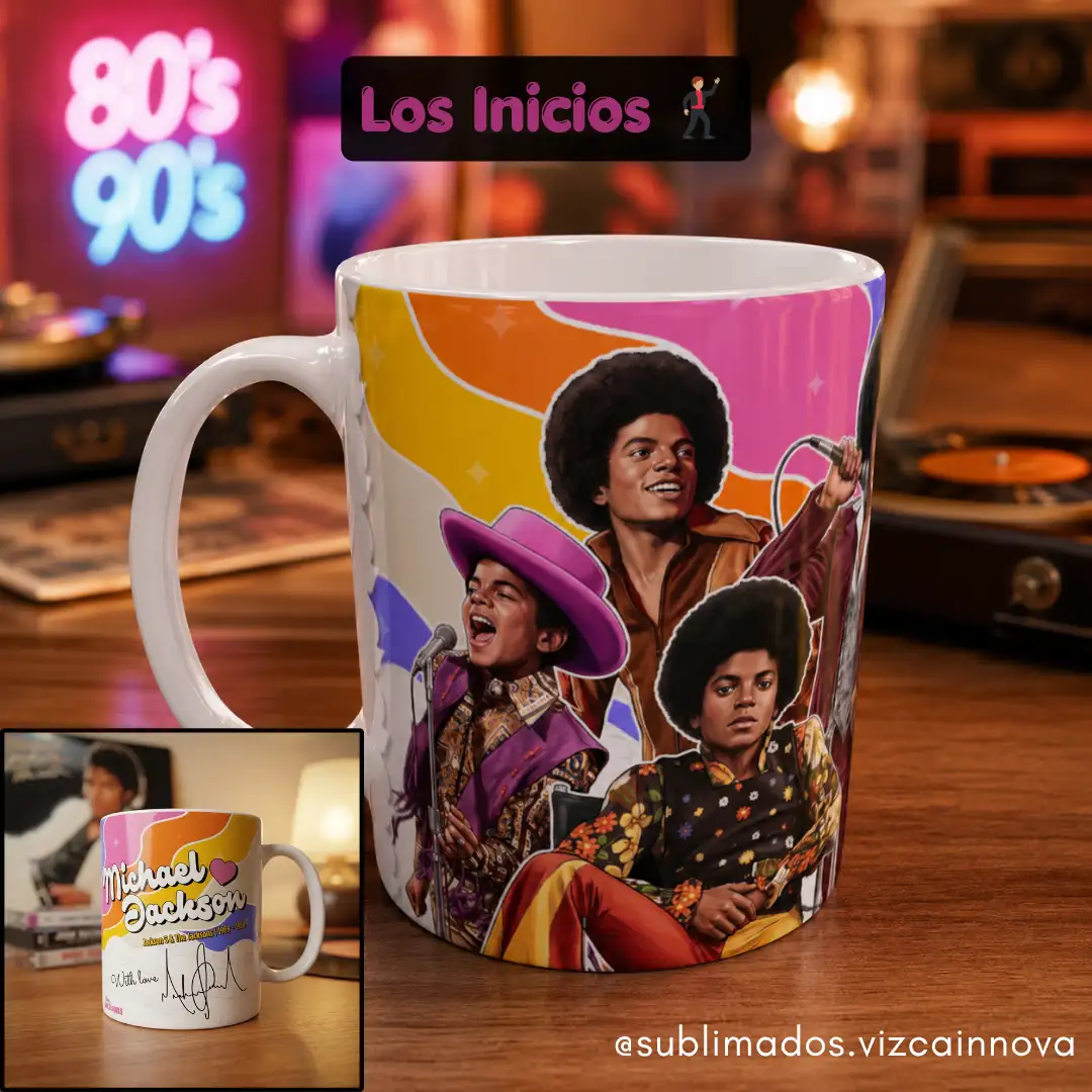 Taza 11 oz blanca - Michael Jackson Forever - Exclusivo