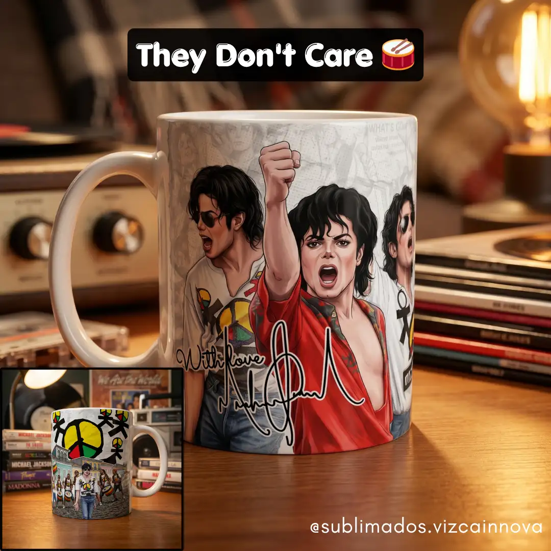 Taza 11 oz blanca - Michael Jackson Forever - Exclusivo - Vista 11
