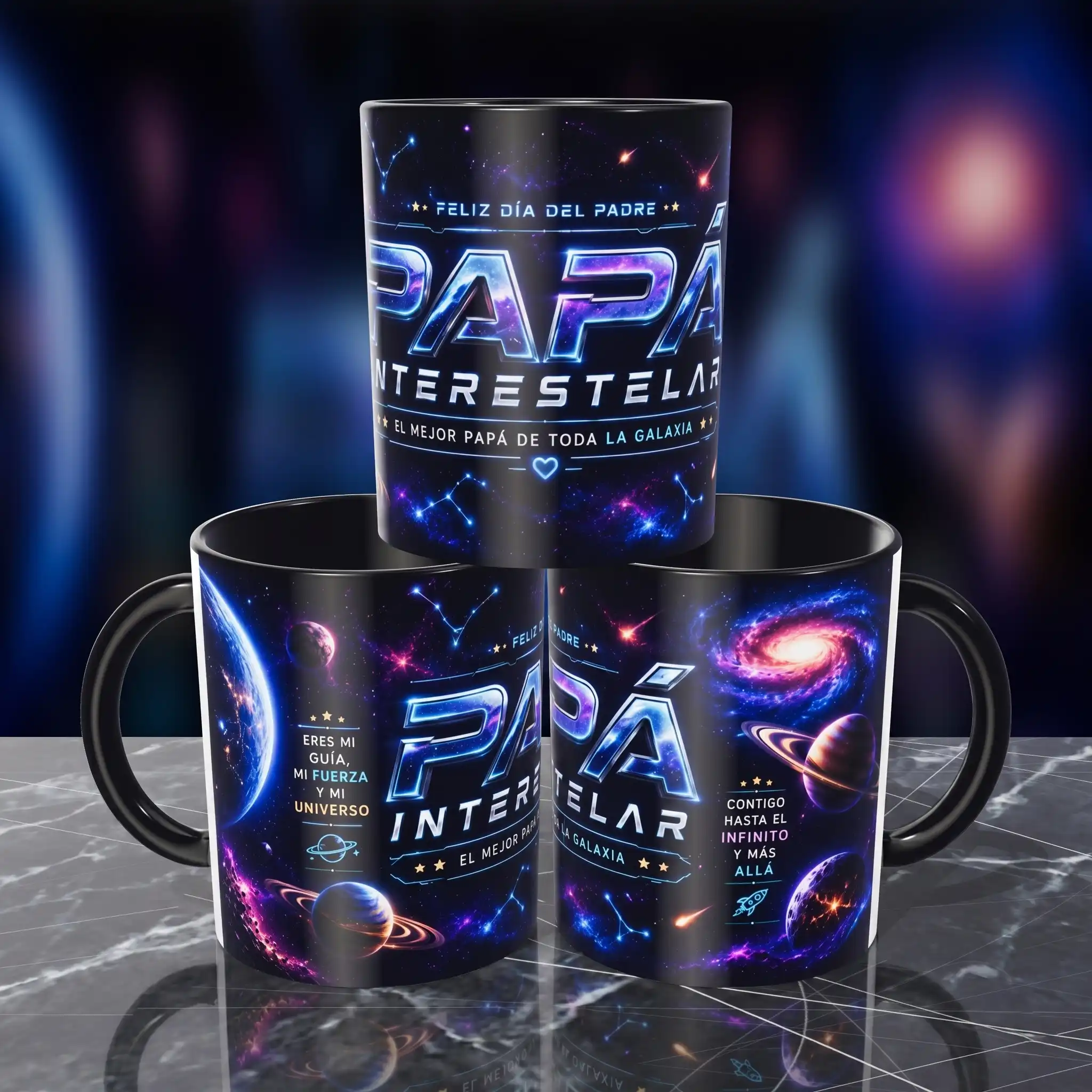 Taza 11 onzas Día del Padre - Universo