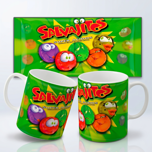 Taza 11 oz blanca - Chucherías Venezolanas Clásicas 2