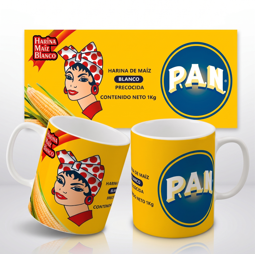 Taza 11 oz blanca - Alimentos Venezolanos Clásicos