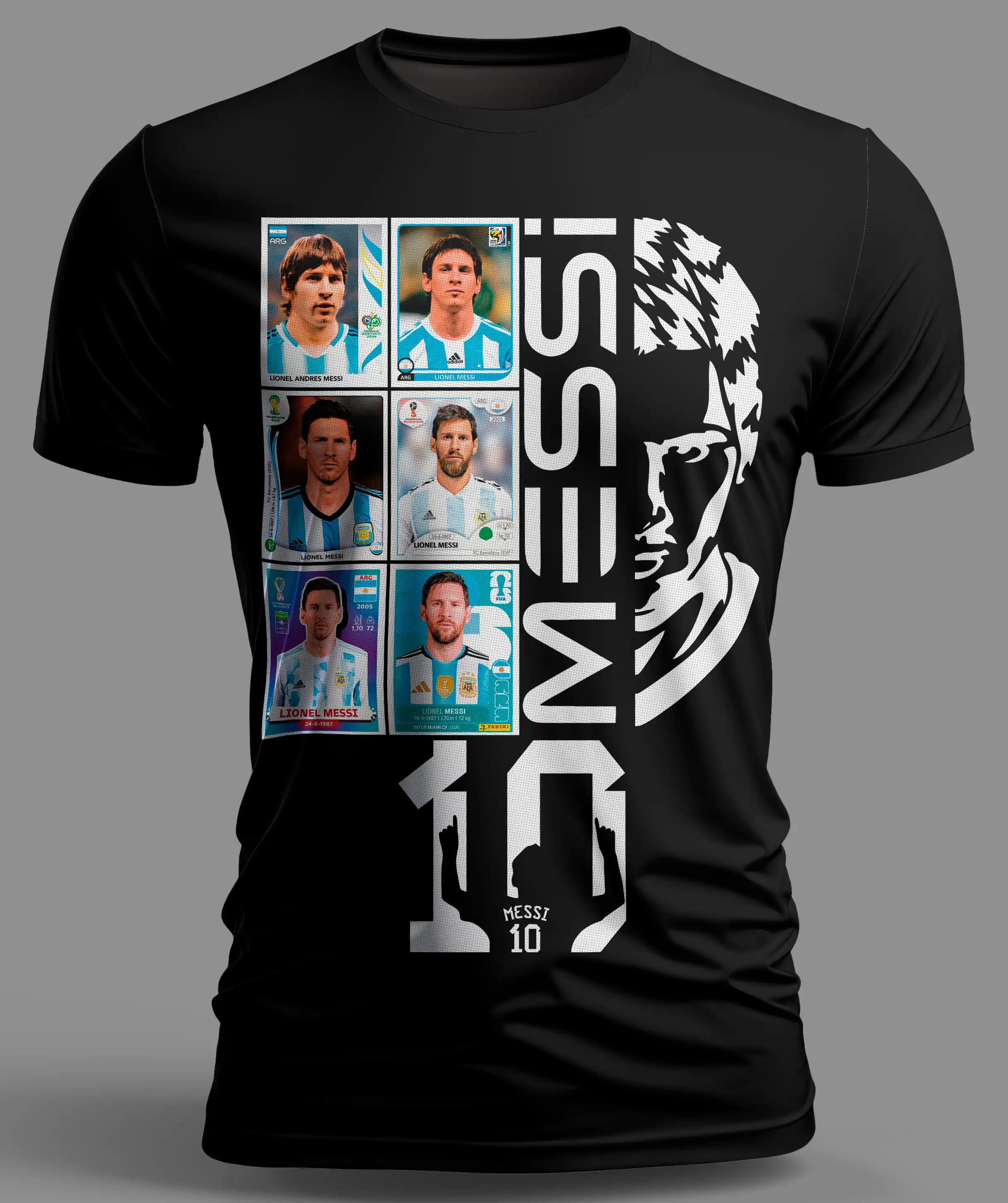 Franela Lionel Messi - DTF - Vista 3